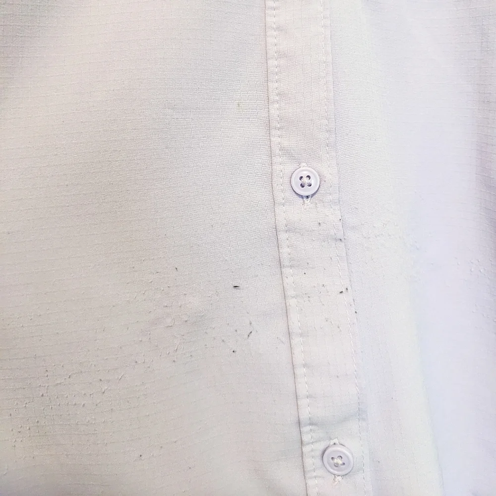 Columbia Purple Lilac Omni Shade Sun Protection Hiking Button Up Shirt Medium - Picture 5 of 9